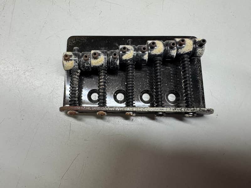Ibanez Roadstar II 5 String Bass Bridge 1986-87 - Black image 1