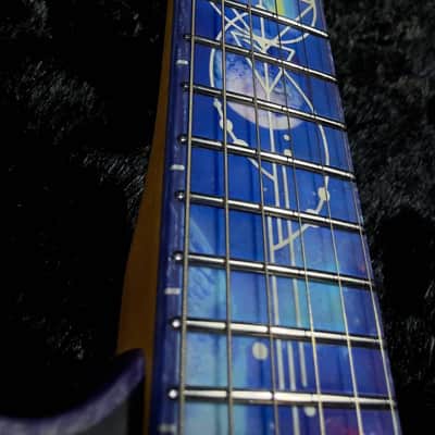 Lionheart Guitars Eximia Custom 6-String "Galaxy" | Built-in LED System | Edge Tremolo | w/ Hard Case & COA image 11