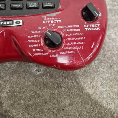 Line 6 POD - Guitar Processor - Red - Fair image 6