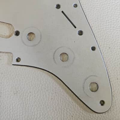 Fender Stratocaster Aged Relic 3 ply Pickguard Parchment 62 59-62 image 2