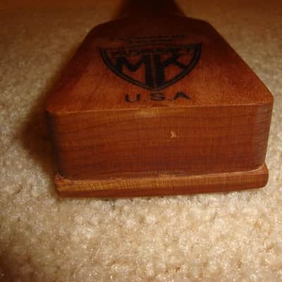 Musikraft Custom Telecaster 3A flame roasted maple neck paddle headstock image 9