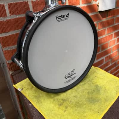 Roland PD-128-BC V-Pad 12" Dual Trigger Mesh Drum Pad 2010s - Black Chrome image 2
