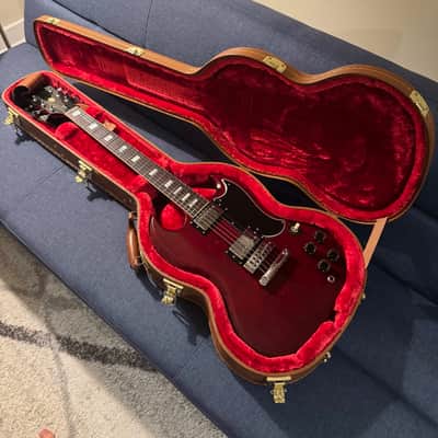 Gibson SG Standard 1977 Cherry - Pro Stainless Steel Refret with Gibson HSC and Free Strap! image 1