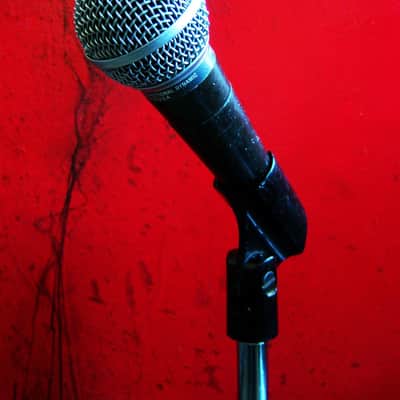 Vintage 1980's USA Shure SM58 Handheld Cardioid Dynamic Microphone Low Z w mic clip image 6