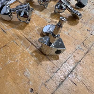 Grover 3x3 Rotomatic Chrome Tuners 18:1 image 8