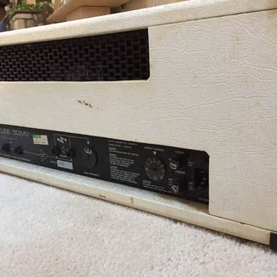 RARE 20th Anniversary WHITE Laney AOR 50 W Pro Tube Lead Full Stack #068 image 7