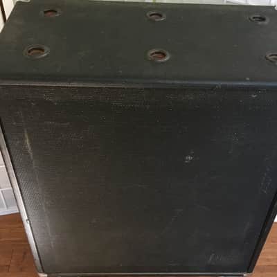 Vintage 1975 Ampeg V-4 Model SPV400 4x12 Speaker Cabinet Black Tolex Made in USA Eminence image 3