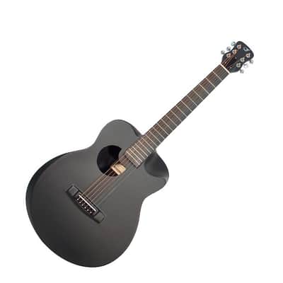 Journey Instruments RoadTrip RT661M Black Carbon Fiber Travel Guitar (B-Stock) image 1
