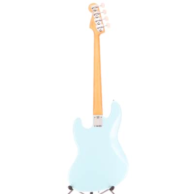 Fender Gold Foil Jazz Bass, Ebony Fingerboard, Sonic Blue, Stage Ready (I12) (85923) image 6