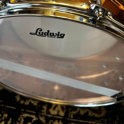 Mint Ludwig LC662T Copper Phonic 6.5x14" 10-Lug Snare Drum with Tube Lugs - Polished Copper image 5