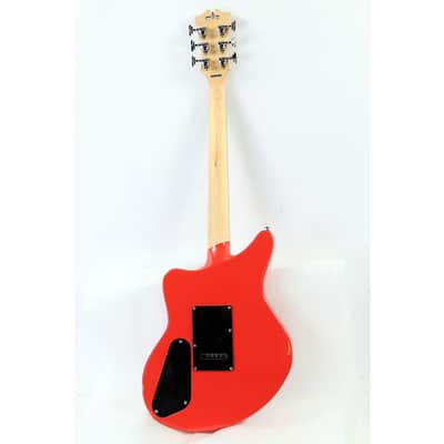 D'Angelico Premier Series Bedford SH Limited-Edition Electric Guitar with Tremolo Regular Fiesta Red image 2