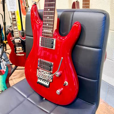 🔥2002🔥 Ibanez JS100 Joe Satriani Signature~ Korean Electric Guitar~ Red~ Floyd imagen 3