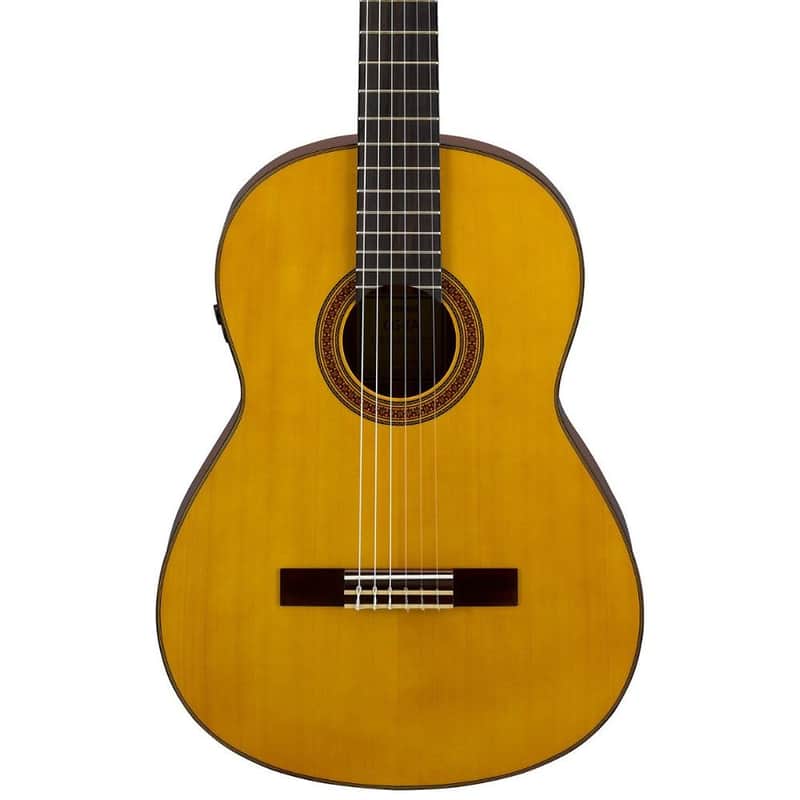 Yamaha CG-TA TransAcoustic Nylon Guitar - Natural image 1