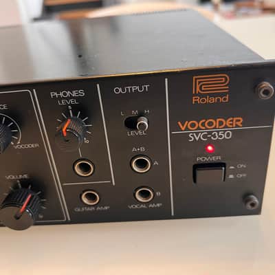 Roland SVC-350 Vocoder Plus Rackmount Analog Vocoder 1979 - 1986 - Black image 4