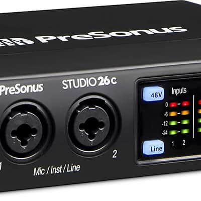 PreSonus STUDIO26C USB-C Audio Interface with StudioOne Artist Software image 5
