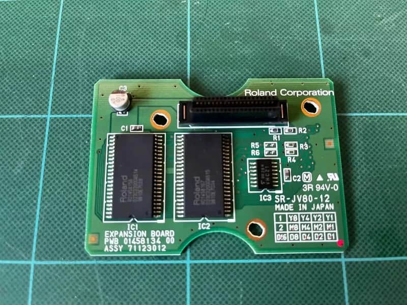 Roland SR-JV80-12 Hip Hop Expansion Board 1990s - Green | Reverb