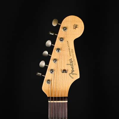 Fender Custom Shop Limited Edition 64 L-Series Stratocaster Journeyman- Aged Candy Apple Red 2026 (L11847) image 9