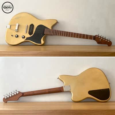 OPT Guitars | Pennod 1 | JM Style | Random Relic | Satin Sleek | Shock Gold / Blue with 3-Ply Black Guard - CUSTOM ORDER ONLY image 4