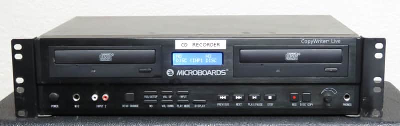 MicroBoards "Copywriter Live" Dual Rack CD Recorder image 1