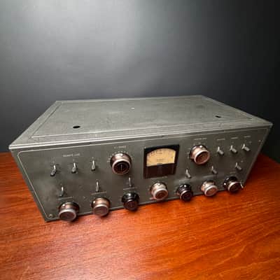 1938 Collins Radio Co. 12H-6 Console tube mixer broadcast preamp image 21