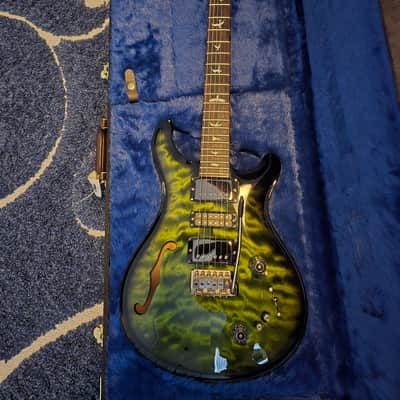 2022 PRS Special 22 Semi-Hollow Wood Library- Jade Smokeburst- Brian's Guitars- Exclusive image 1