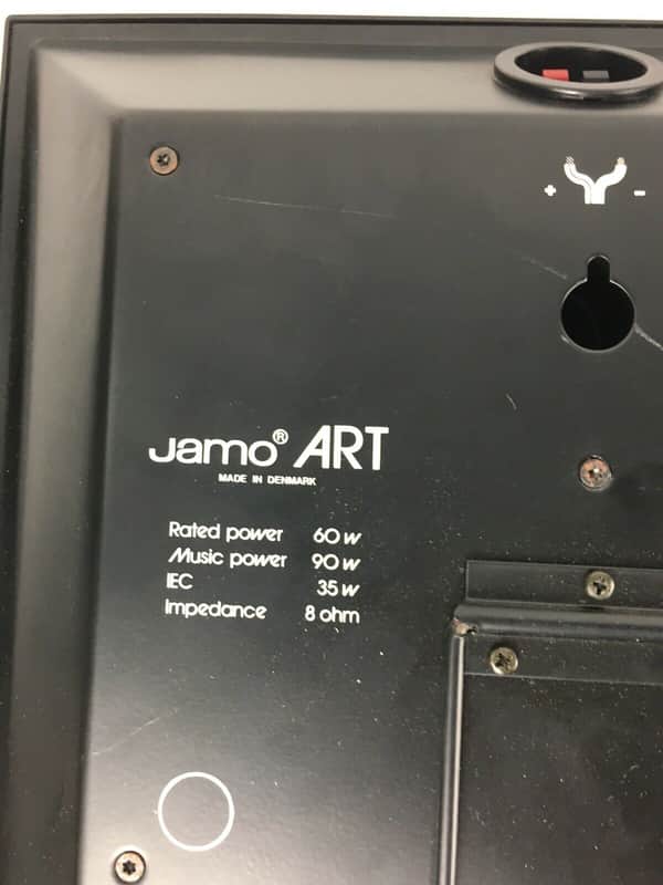 Enceintes Jamo ART Vintage - Compactes Murales - 2x60W - 8 Ohms - Fabriquées Au Danemark