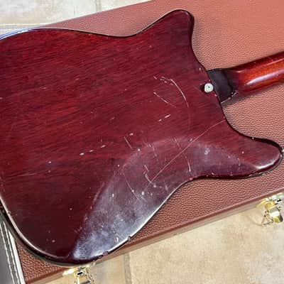 1967 Epiphone Olympic Mahogany w case image 6