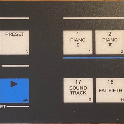 Roland JX8P FULL membrane replacement_Authentic Replica 2022 Grey imagen 3