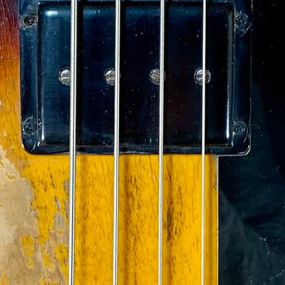 1959 Gibson EB-2 Bass, Sunburst, w/Banjo Tuners & Baritone Switch & hand written artist provenance & Case image 10
