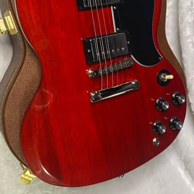 NEW ! Gibson SG Standard '61 Stop Bar - Vintage Cherry - Only 6.6 lbs - Authorized Dealer - G07254 imagen 6