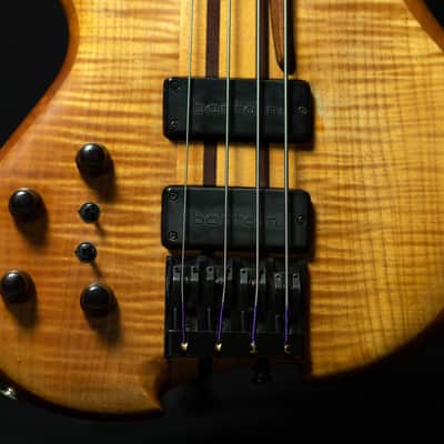 Bebensee Custom 4 string lefty left handed bass with Barts image 4