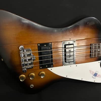 Gibson USA Vintage Thunderbird '76 Bicentennial Vintage Bartolini HI-A Pickups 1976 - Sunburst w/ Sewman Custom Bag image 4