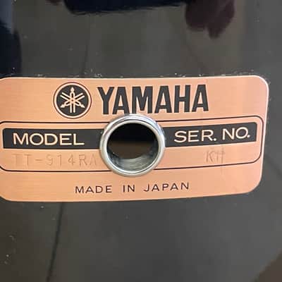 Yamaha 9000 Recording Custom 14x10 tom piano black image 2