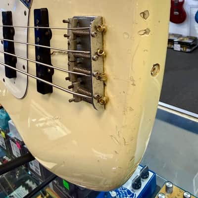 Squier Jazz Bass Made In Japan, Cream White - Pre Owned image 15