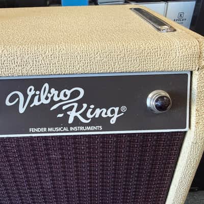 Fender Vibro-King 60-Watt 3x10" Guitar Combo Amp- USA-2001 - Blonde w/Supro BD10 speakers image 7