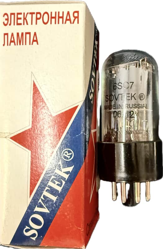 Sovtek 6SC7 Russian Vacuum Tube image 1