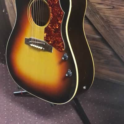 Gibson J160E John Lennon Model, 1970, Sunburst (refinsihed) image 3