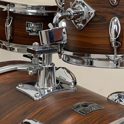 Yamaha 20/12/14/5.5x14". 1970s Vintage Drum Set - Walnut veneer. Birch shells. Ultra rare. image 6