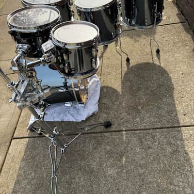 Pearl STS905XP/C766 Session Studio Select 10 / 12 / 14 / 16 / 20" 5pc Shell Pack 2018 - 2020 - Black Mirror Chrome image 6