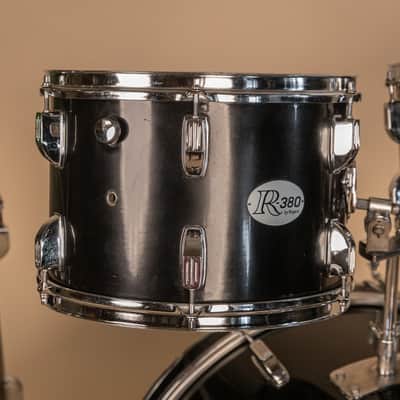 Vintage Rogers R-380 "Double Soul" Jet Black Drum Set image 14