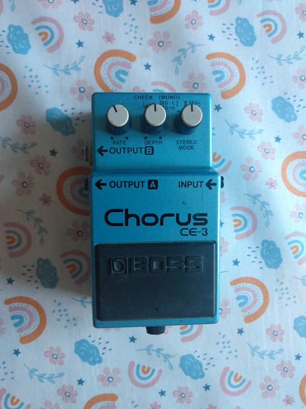 Boss CE-3 Chorus (Green Label) 1988 - 1992 - Blue image 1
