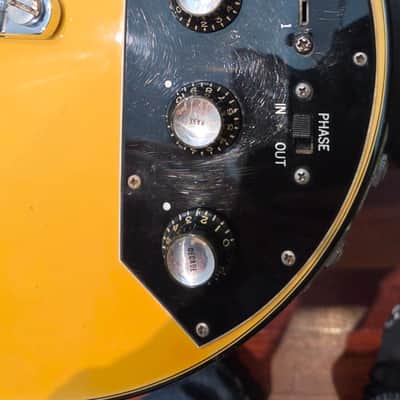Gibson Les Paul Recording Electric Guitar with Hardshell case 1970's - Rare Yellowed Alpine White image 9