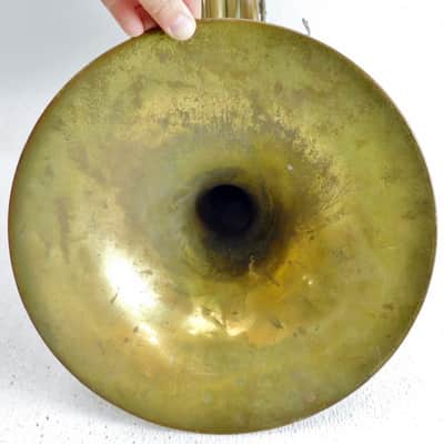 Geo C. Diver Music Co Gold Star Single French Horn, USA,  Lacquered Brass image 6