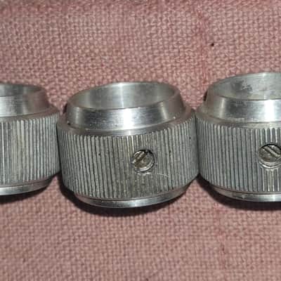 1960's Gretsch G arrow alluminum knobs set of 3 Anniversary Tennessean Guitar image 3