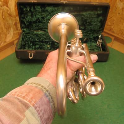 H.N. White American Standard Silver Cornet 1932 - Excellent! - Case and H.N. White 3 Mouthpiece image 13