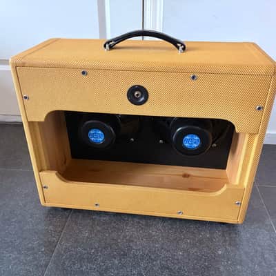 Marble Tweed Speaker cabinet with 2 x 10" Weber Alnico 2023 - tweed with nitro lacquer (vintage style) image 2
