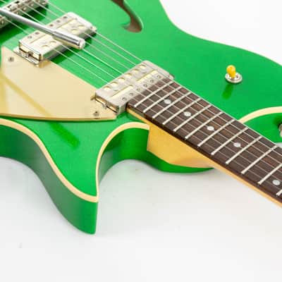 Fano Alt De Facto RB6 Thinline 2023 Candy Green Sparkle Light Distress image 18