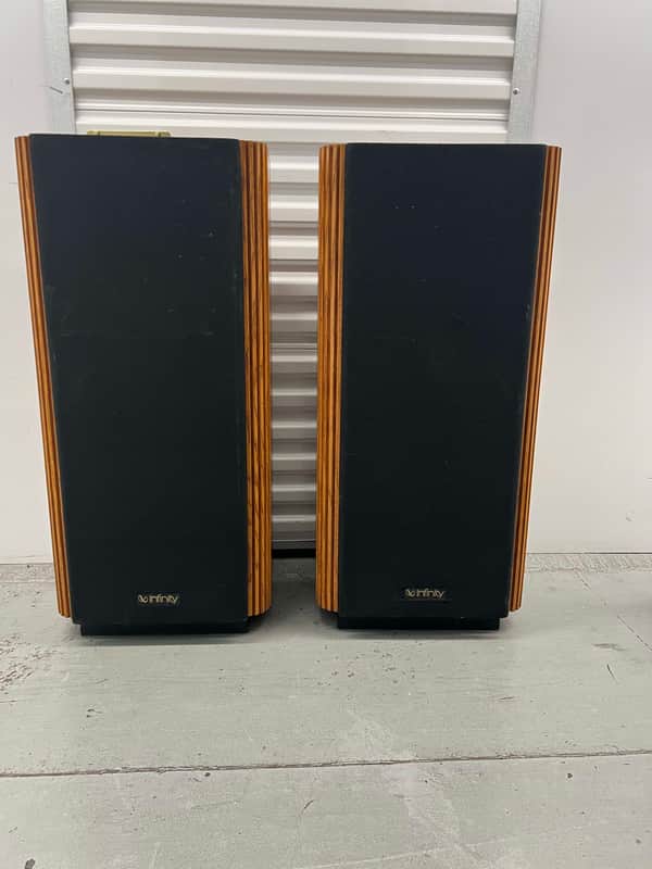 Infinity Kappa 7 - 80s Standing Speakers - Wood image 1