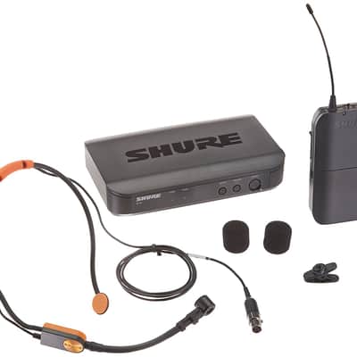 Shure BLX14/SM31 UHF Wireless Microphone System - Perfect for Fitness, Aerobics - 14-Hour Battery Life, 300 ft Range | Includes SM31FH Fitness Headset Mic, Single Channel Receiver | H9 Band image 1