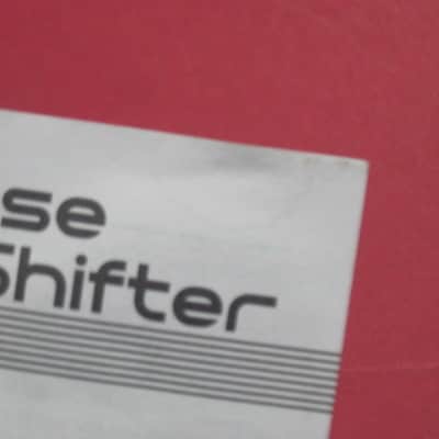 used (less than lite average wear) genuine Boss Owner's Manual for PH-3 Phase Shifter (NO: pedal / other items) 2000s (copyright year 2002) white matte paper / black print & graphic [5 inches across (unopened), 3 & 1/2 inches high] 32 pages cover to cover image 8